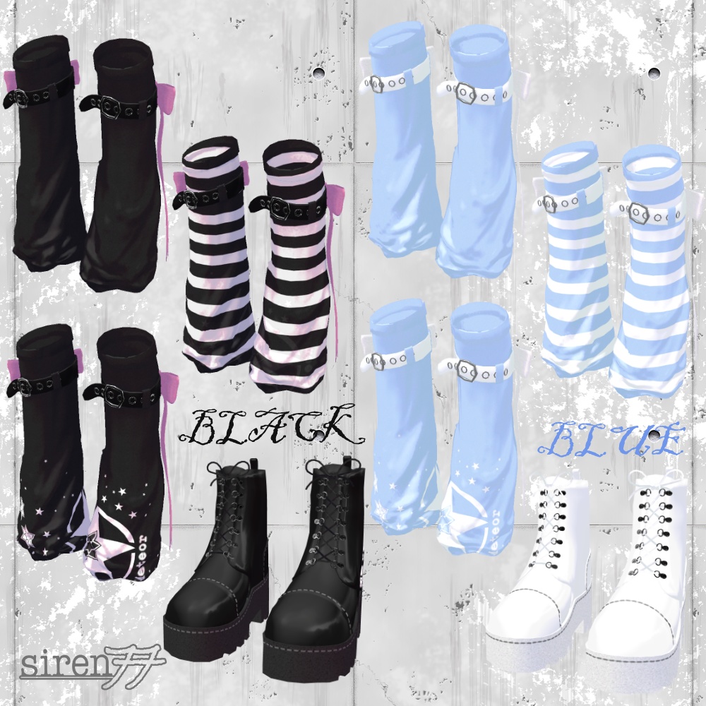 【萌/森羅/桔梗/マヌカ対応】「meteor」VRChat向け衣装