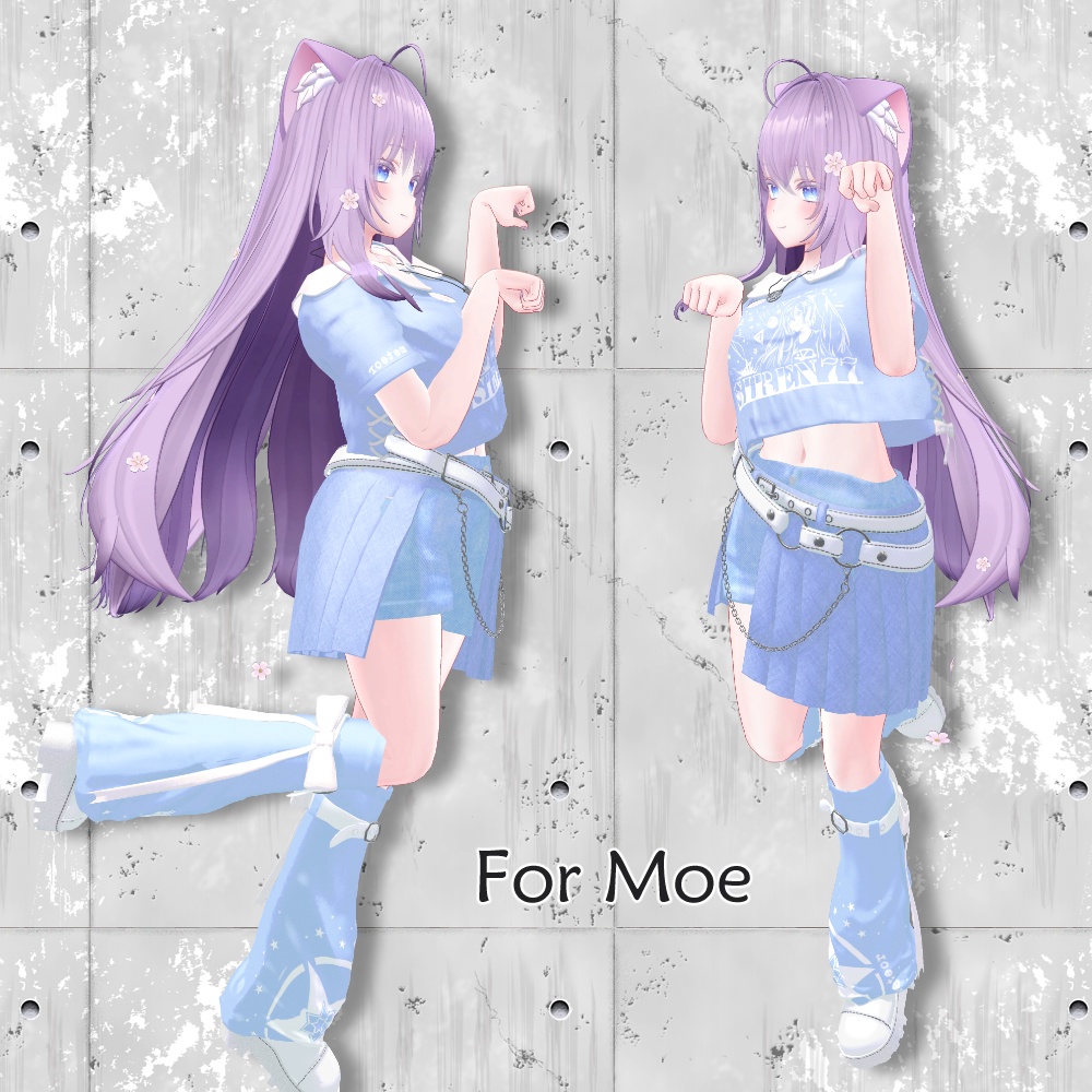 【萌/森羅/桔梗/マヌカ対応】「meteor」VRChat向け衣装