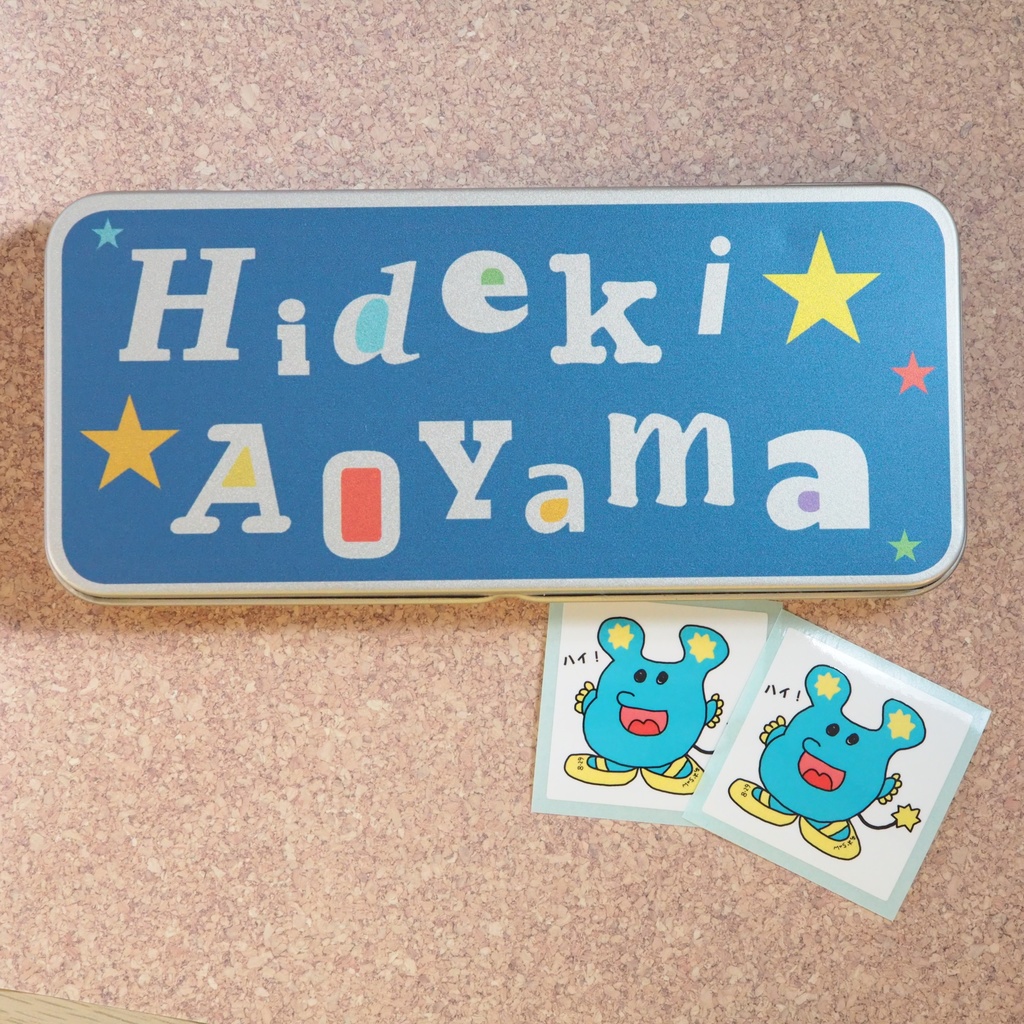 缶ケース＆あおちゃんシール(2枚)セット