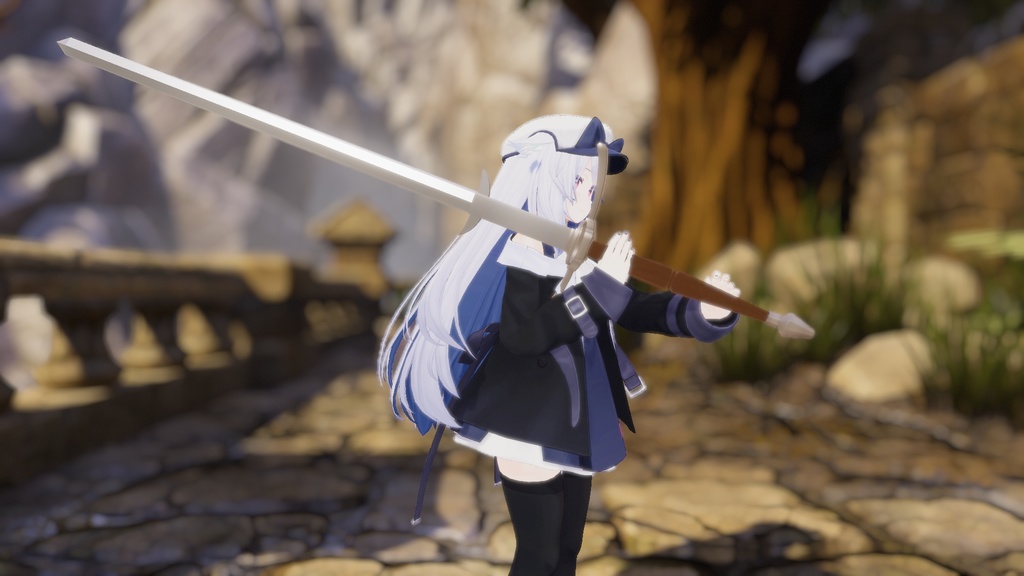 【3Dモデル】Zweihander/Flamberge