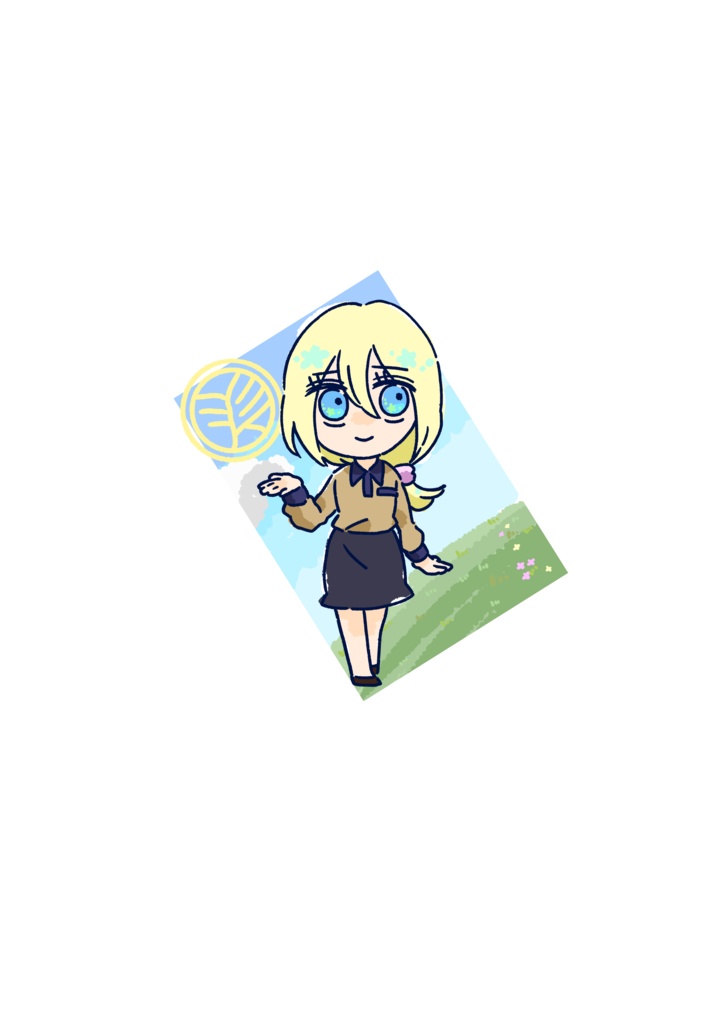 ユミル&クリスタアクリルキーホルダー