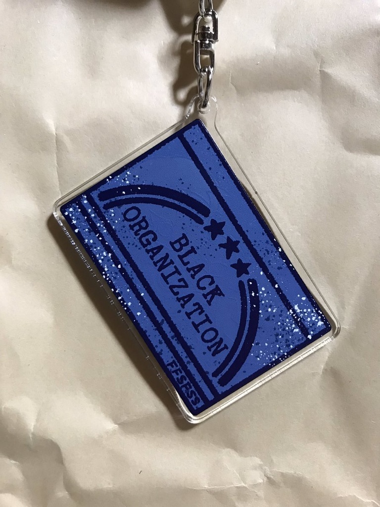 組織アクリルキーホルダー