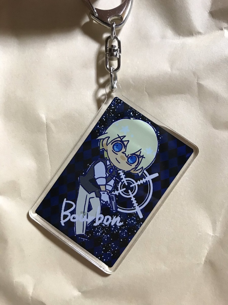 組織アクリルキーホルダー