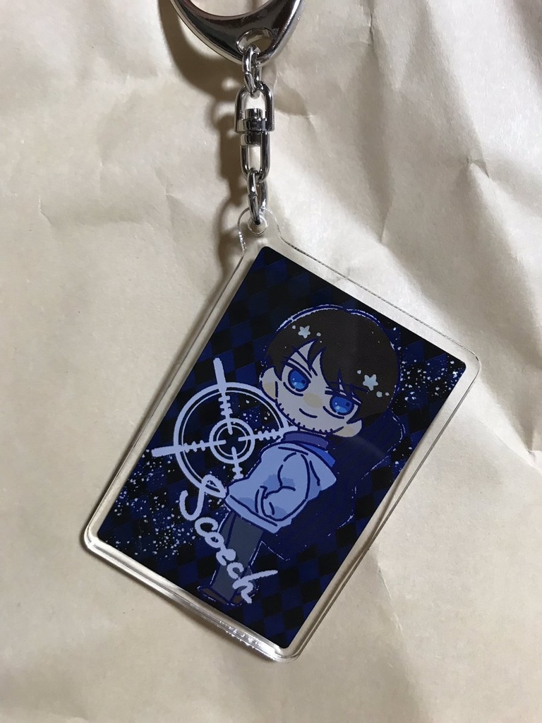 組織アクリルキーホルダー