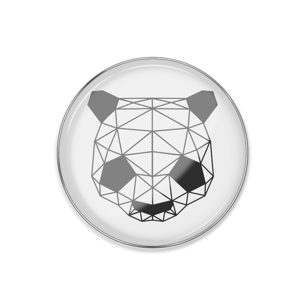 『PolygonPanda』ピンバッジ