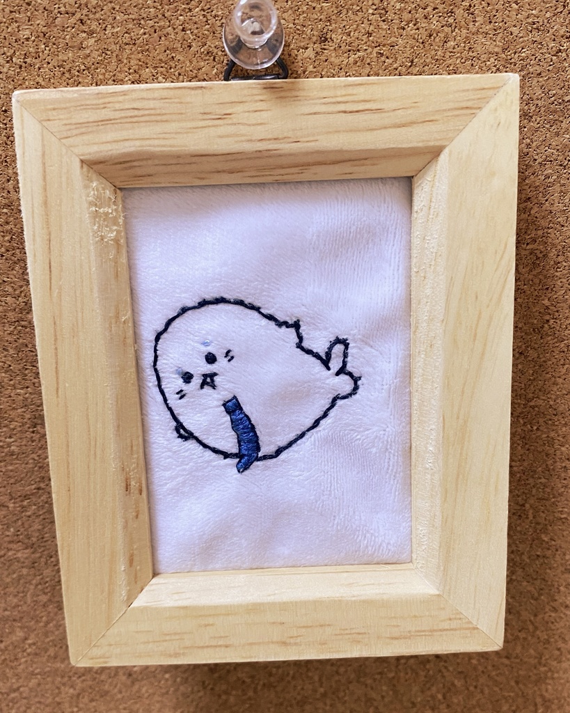 atnrアニマル 刺繍額 ※受注2025/12/15まで