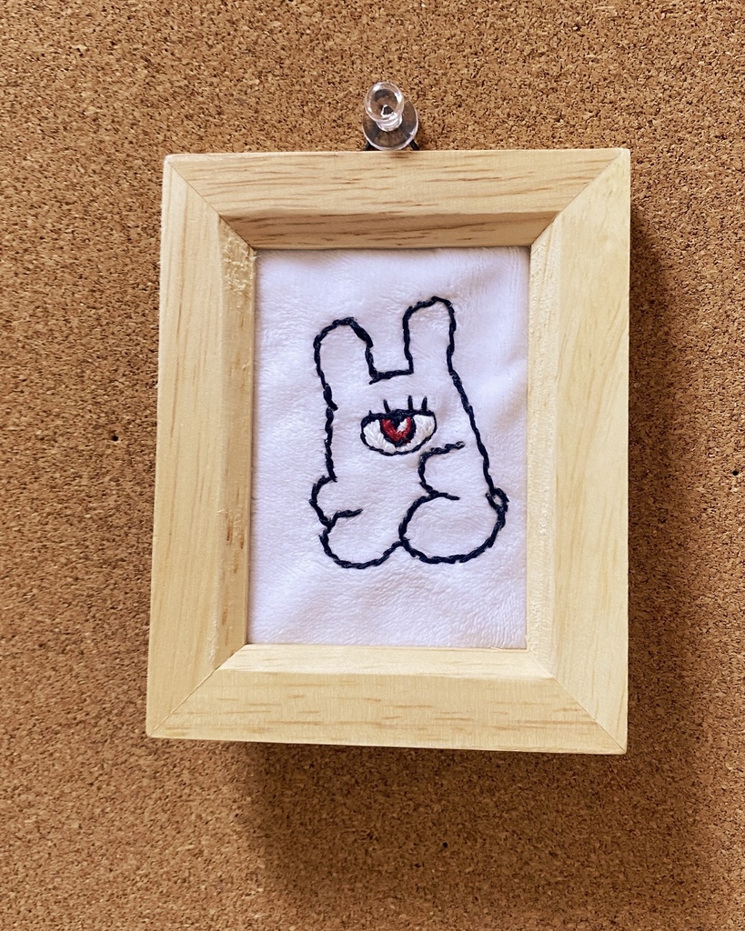 atnrアニマル 刺繍額 ※受注2025/12/15まで