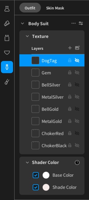 #VRoid 正式版対応(Stable):こねこの首輪チョーカーセット / Kitty’s Collar Choker Set :【CustomItem追加】