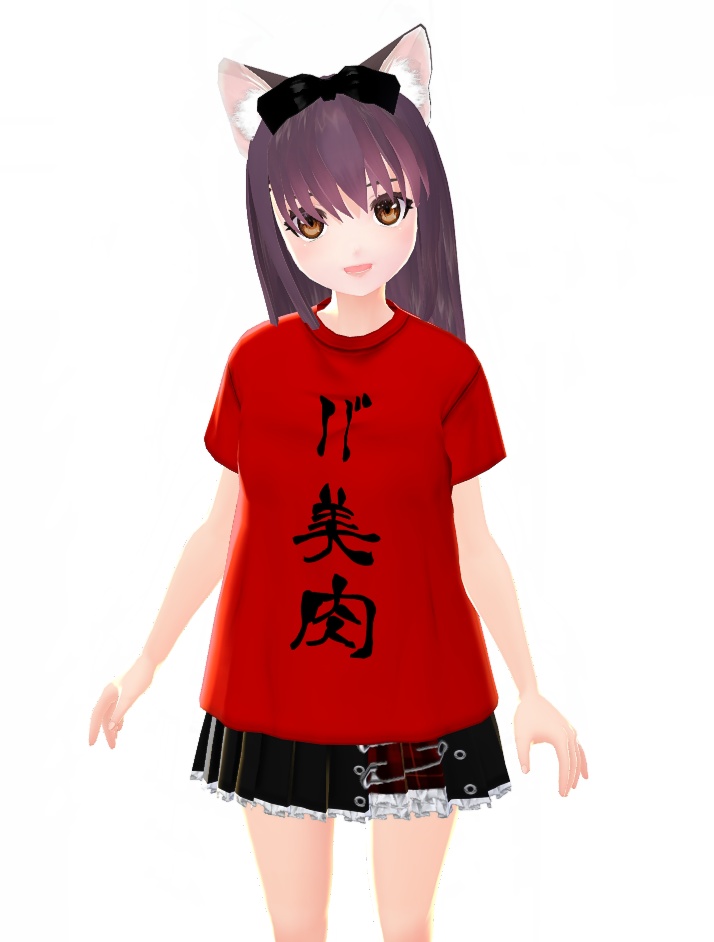 《#VRoid アバターとお揃いにできる!》バ美肉Tシャツ/Babiniku T-Shirt