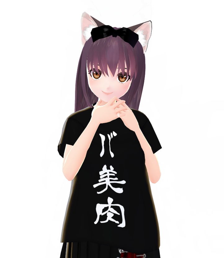 《#VRoid アバターとお揃いにできる!》バ美肉Tシャツ/Babiniku T-Shirt