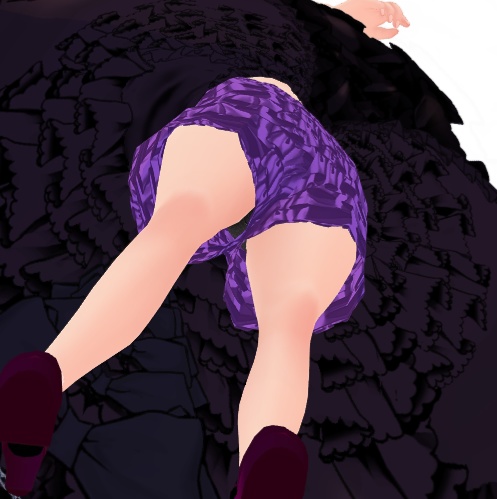 #VRoid 正式版(stable ver.)&Beta:5色入り✴︎華やかフリルのドロワーズ(ショートパンツ・スパッツ・ミニキュロット)(ズボン用テクスチャ)/5Colors booty shorts, Mini-Culottes