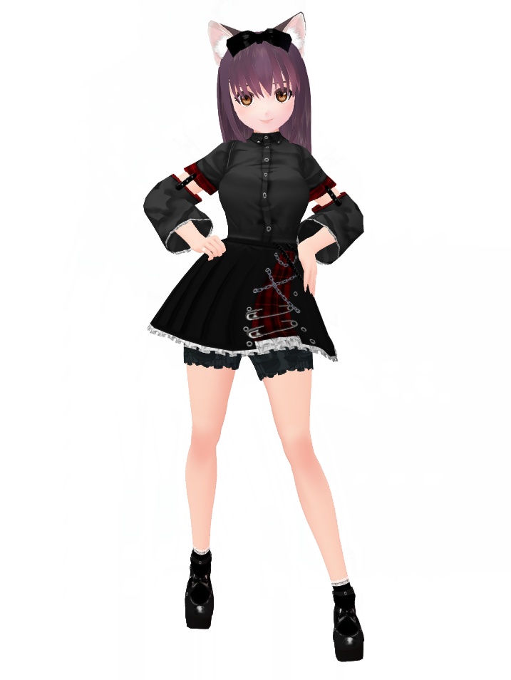 #VRoid 正式版(stable ver.)&Beta:5色入り✴︎華やかフリルのドロワーズ(ショートパンツ・スパッツ・ミニキュロット)(ズボン用テクスチャ)/5Colors booty shorts, Mini-Culottes