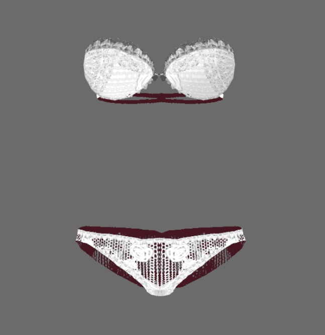 #VRoid正式版(stable ver.)&Beta:16種類のストラップレスブラジャー&ショーツセット/16kinds of bra&panty lingerie sets