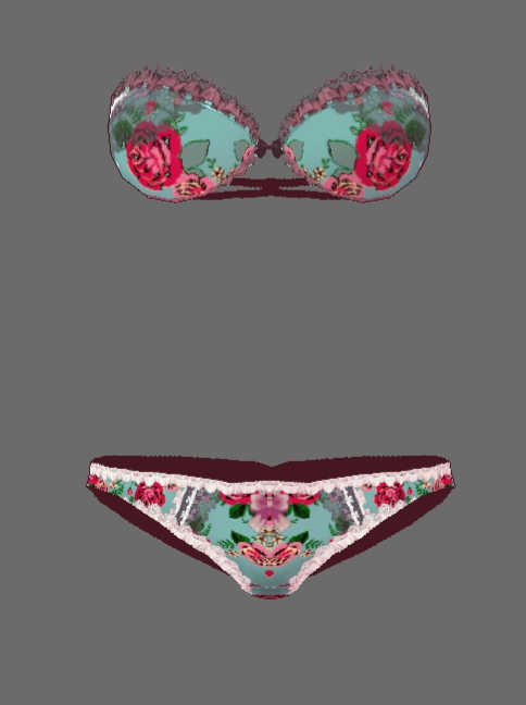 #VRoid正式版(stable ver.)&Beta:16種類のストラップレスブラジャー&ショーツセット/16kinds of bra&panty lingerie sets