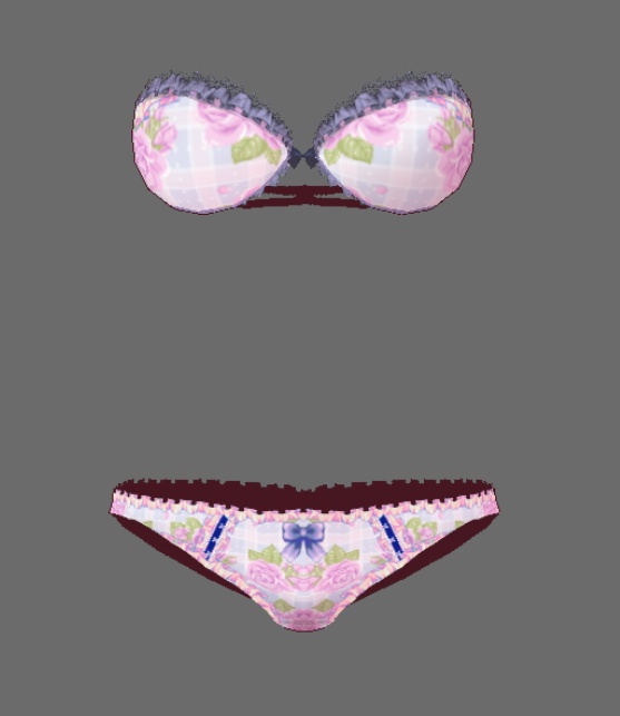 #VRoid正式版(stable ver.)&Beta:16種類のストラップレスブラジャー&ショーツセット/16kinds of bra&panty lingerie sets