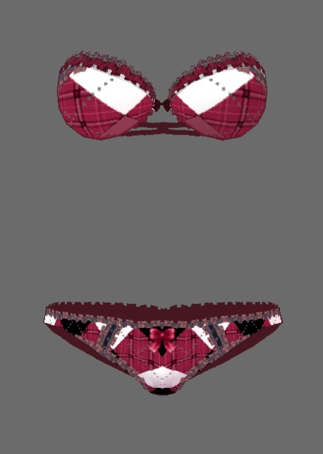 #VRoid正式版(stable ver.)&Beta:16種類のストラップレスブラジャー&ショーツセット/16kinds of bra&panty lingerie sets