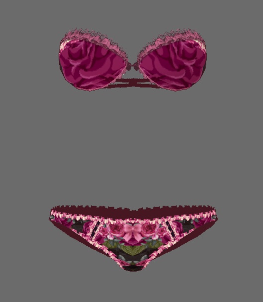 #VRoid正式版(stable ver.)&Beta:16種類のストラップレスブラジャー&ショーツセット/16kinds of bra&panty lingerie sets