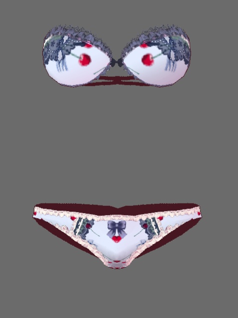 #VRoid正式版(stable ver.)&Beta:16種類のストラップレスブラジャー&ショーツセット/16kinds of bra&panty lingerie sets