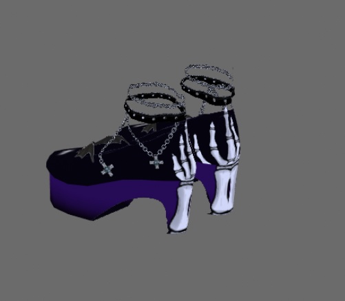 #VRoid 正式版(stable ver.)&Beta:《単品販売あり》ハロウィンナイトメアのジャンパースカートドレス/Halloween nightmare JSK onepiece dress:#セシル変身