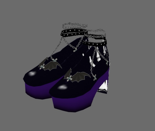 #VRoid 正式版(stable ver.)&Beta:《単品販売あり》ハロウィンナイトメアのジャンパースカートドレス/Halloween nightmare JSK onepiece dress:#セシル変身