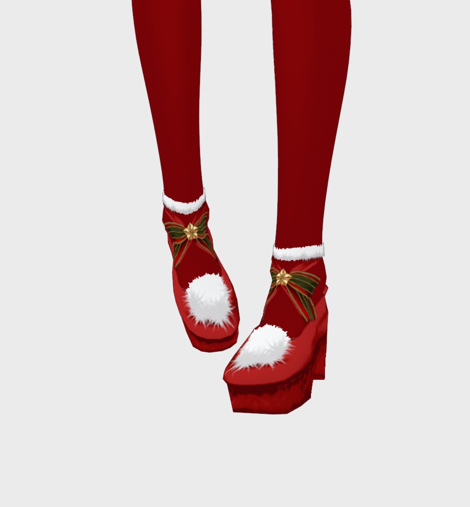 #VRoid 正式版(stable ver.)&Beta:クリスマスアイドルワンピースセット/Christmas Idol Dress Outfits:#セシル変身