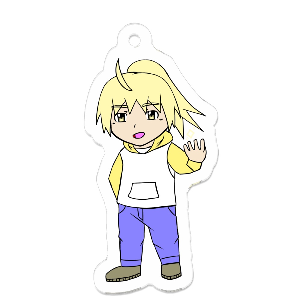 【星座・擬人化】一角獣座：一ノ宮角人【アクキー】