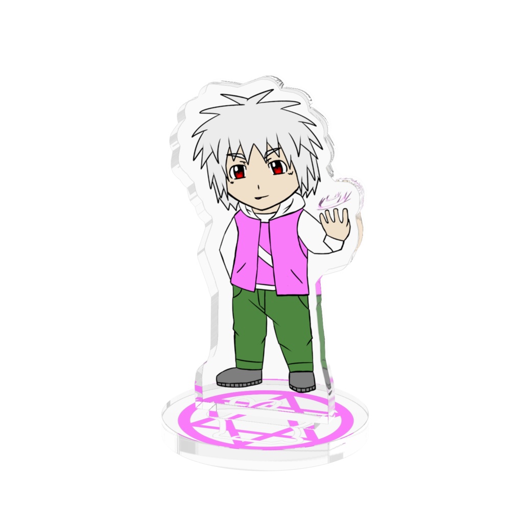 【星座・擬人化】兎座:白雪冬兎【アクスタ】
