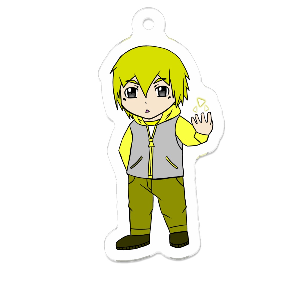 【星座・擬人化】三角座:三宮錠李【アクキー】