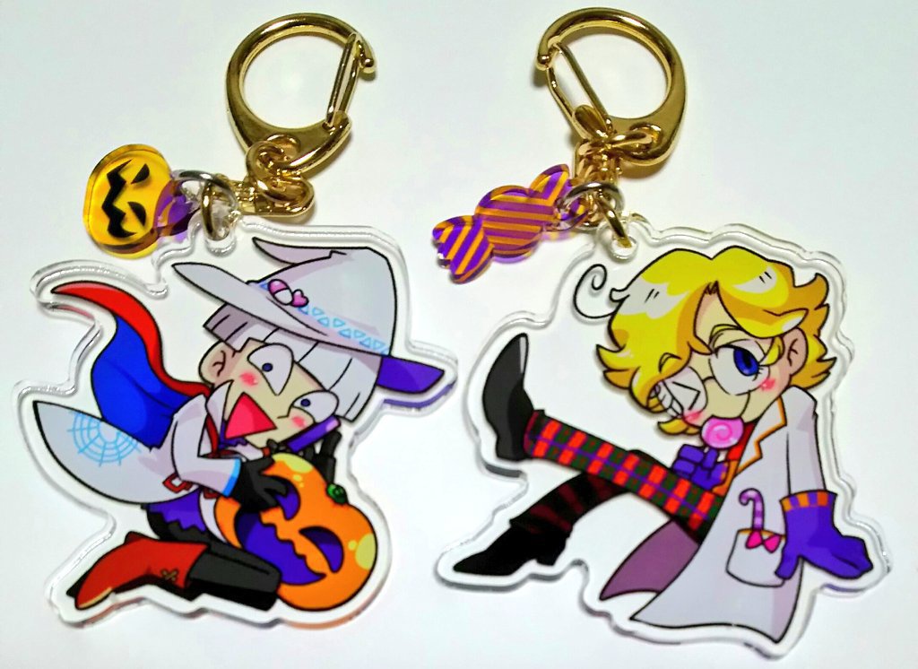 白衣組ハロウィンアクキー