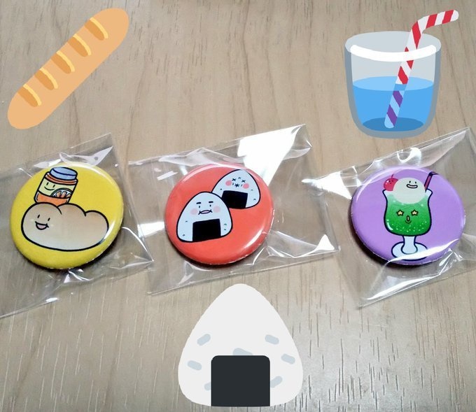 新作追加♪ゆる缶バッジ