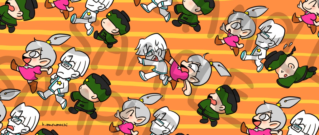 漫画三人組ボールペン