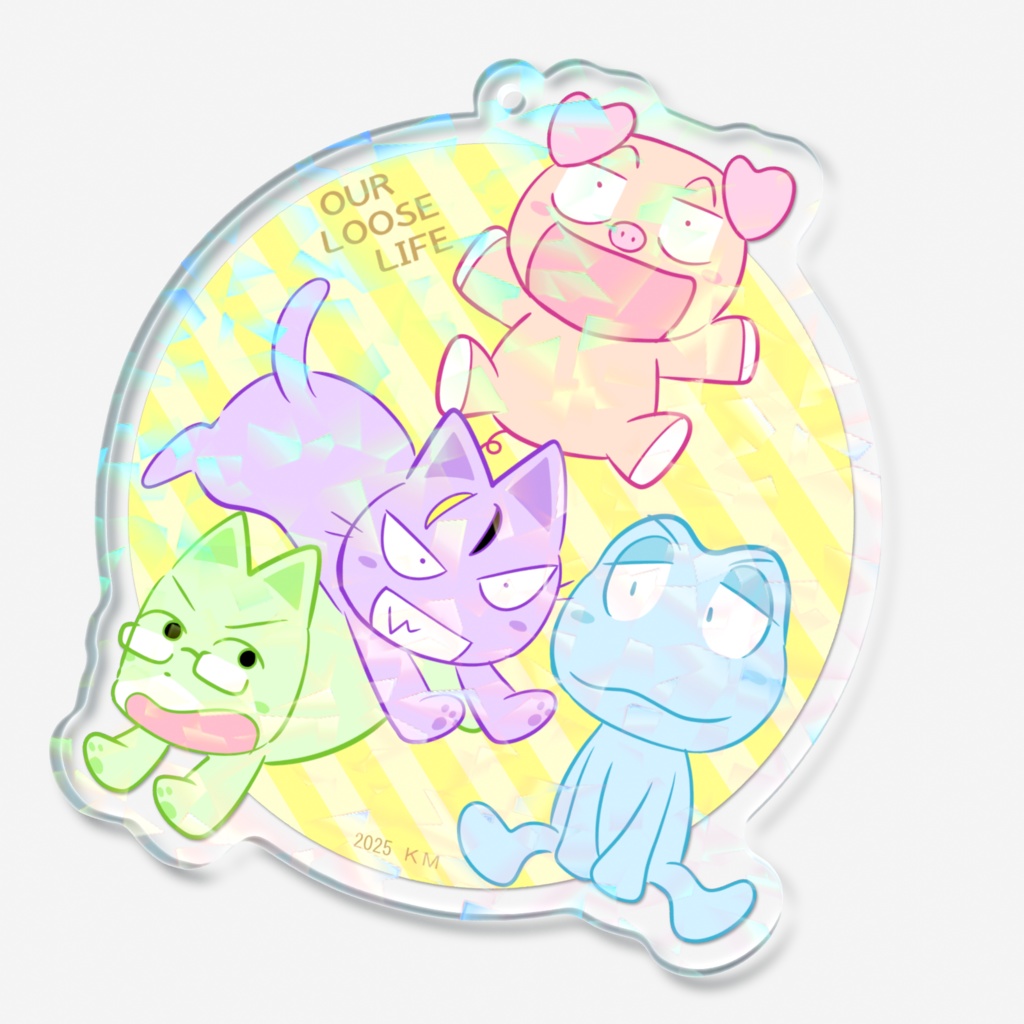 【俺だらアニマル】ホログラムアクキー