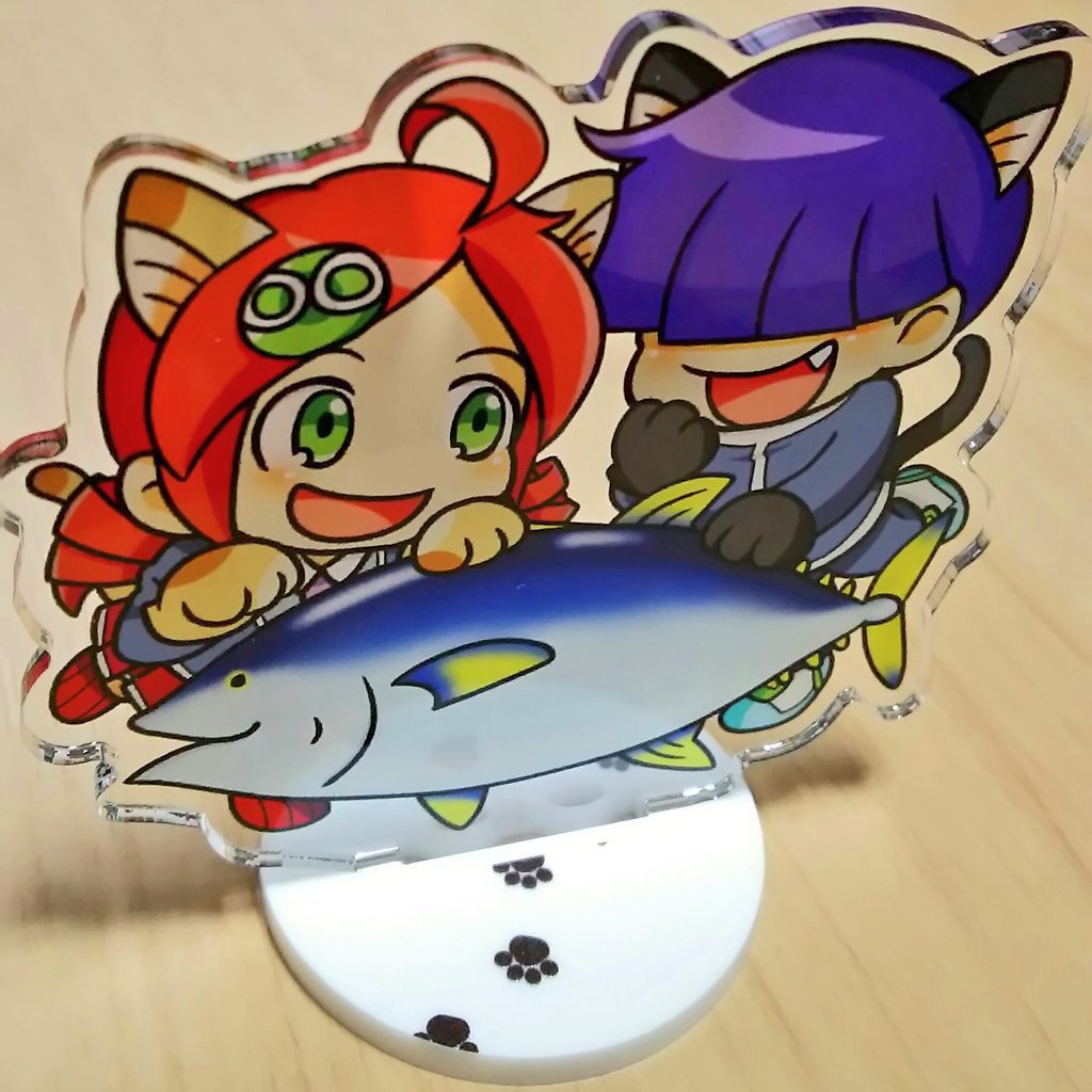 【セール】猫まぐりんアクスタ(ラミカ付き)