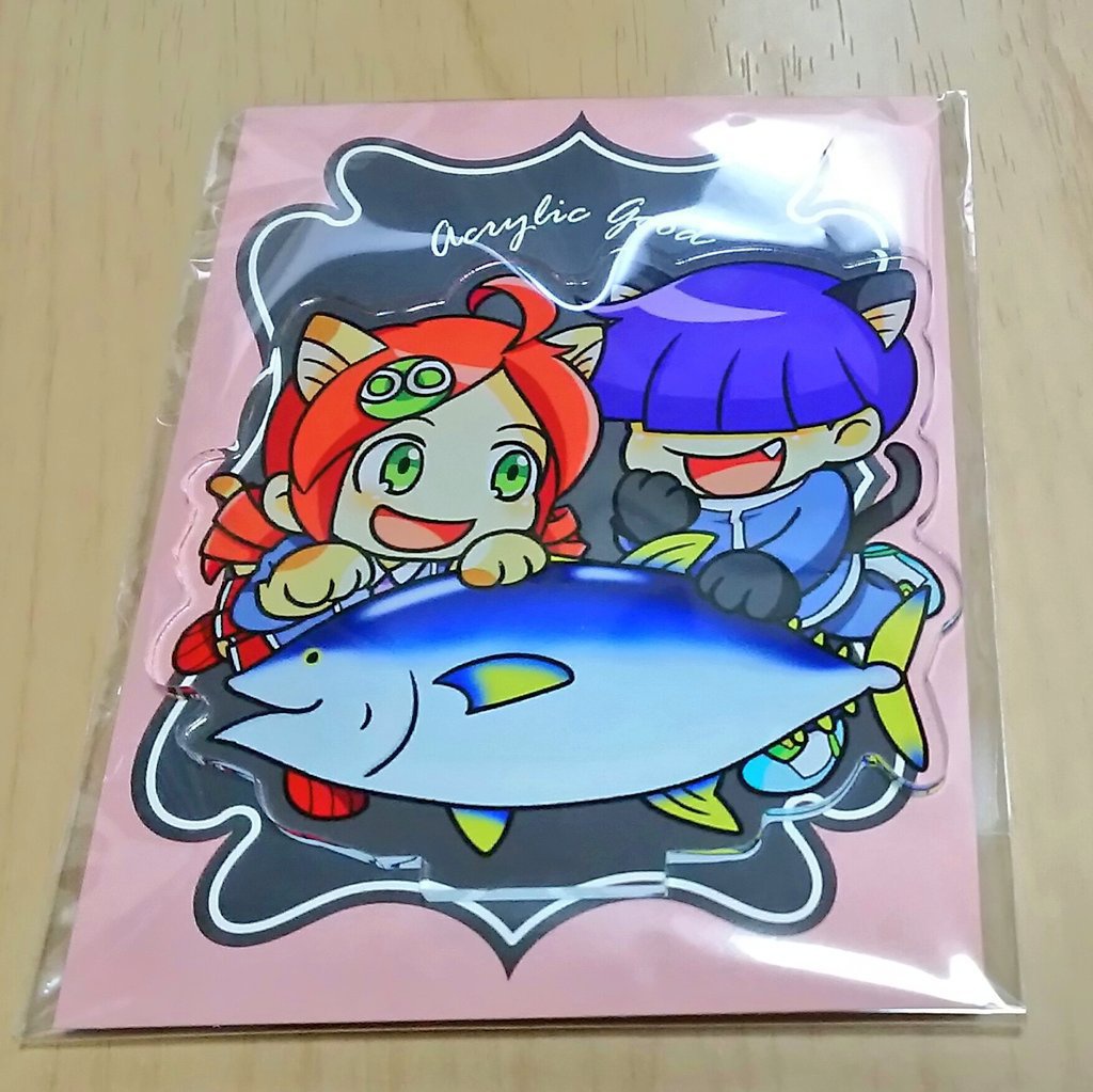 【セール】猫まぐりんアクスタ(ラミカ付き)