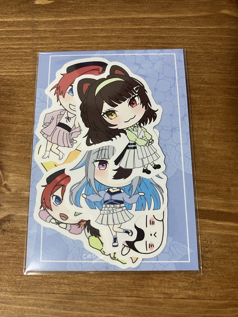 にじさんじ　さんばかフレークシール