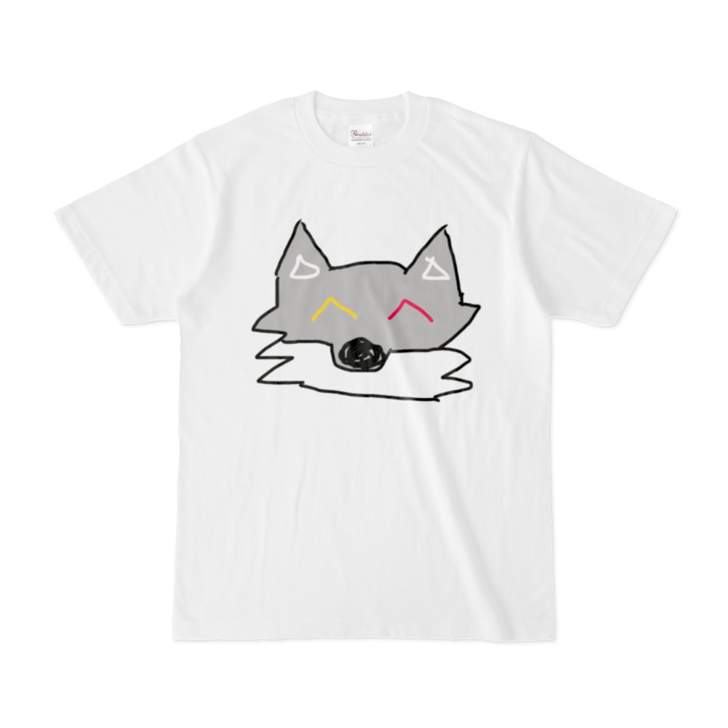 ニコニコおおかみTシャツ