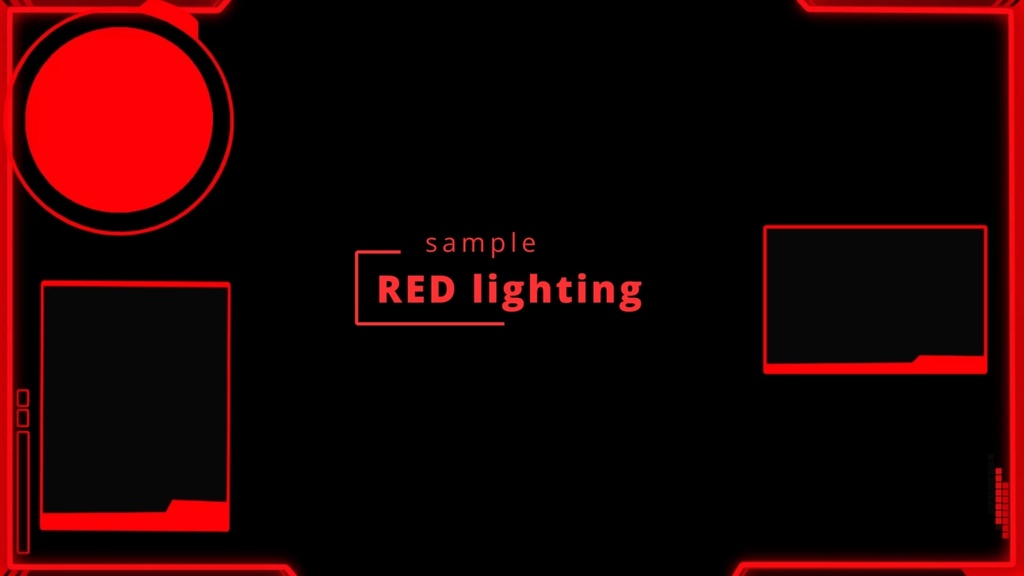 【VALORANT】配信オーバーレイセット02 ※ライティングエフェクトあり