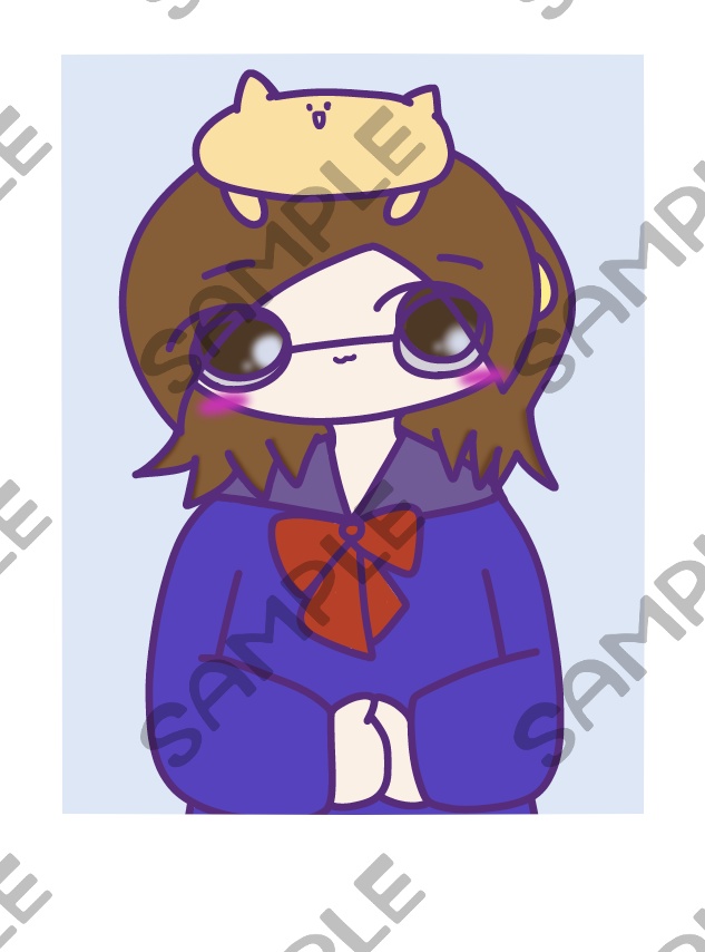 みっちゃん チェキ風カードセット(2枚入り)