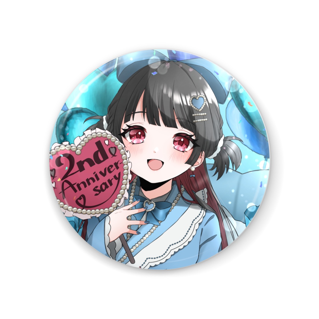二周年記念缶ミラー
