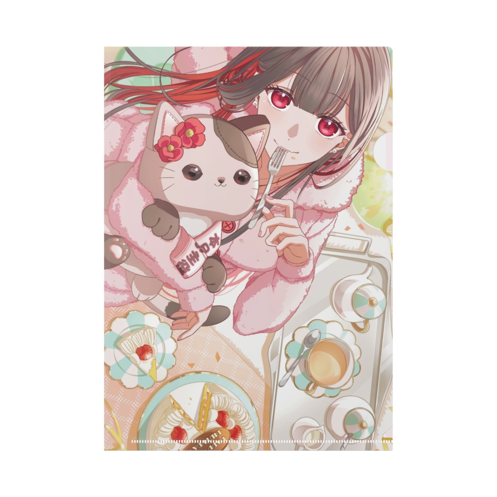誕生日イラストクリアファイル