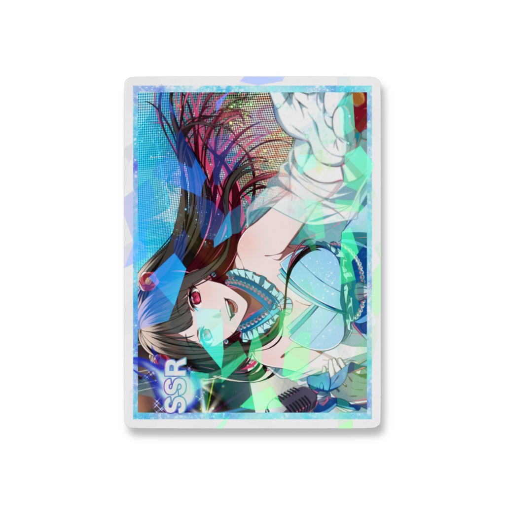 SSRカード風ステッカー