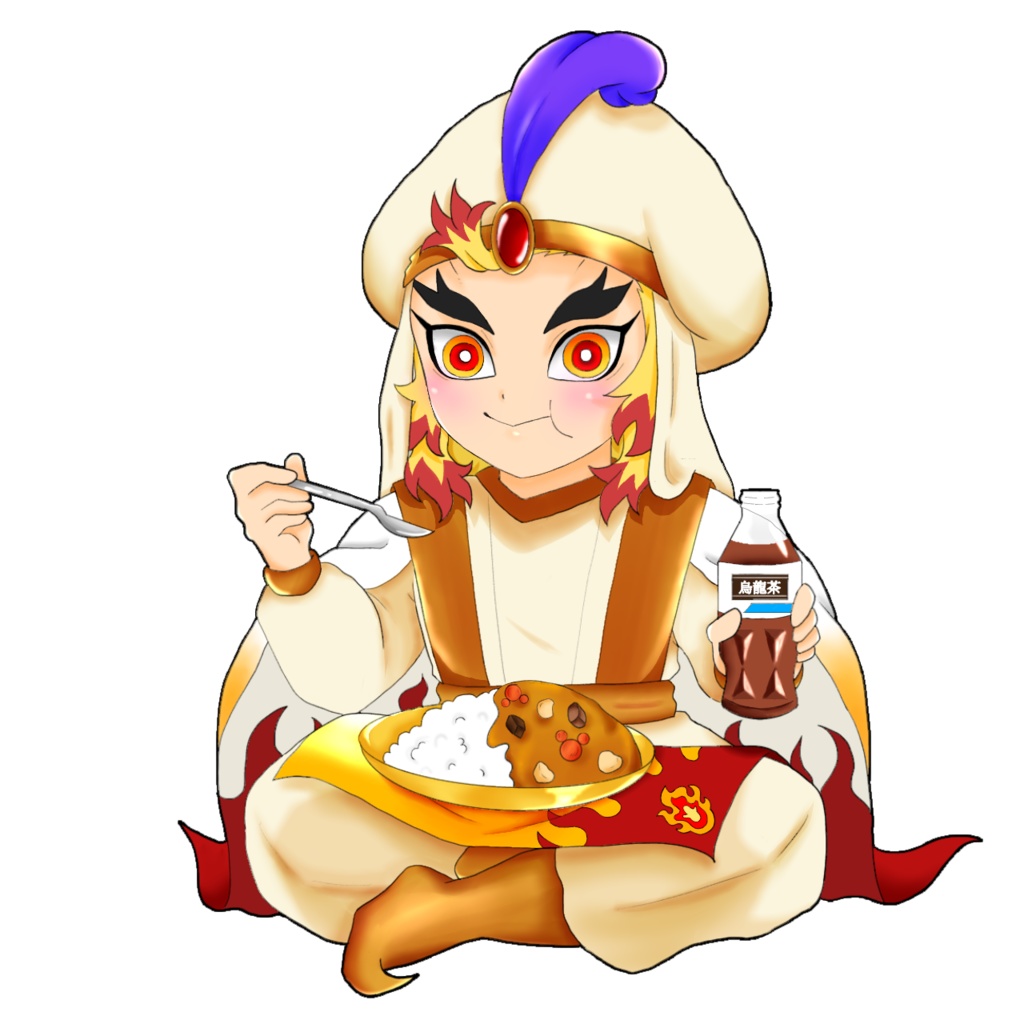 【鬼滅の刃】アラジン風 煉獄杏寿郎イメージ アクリルキーホルダー