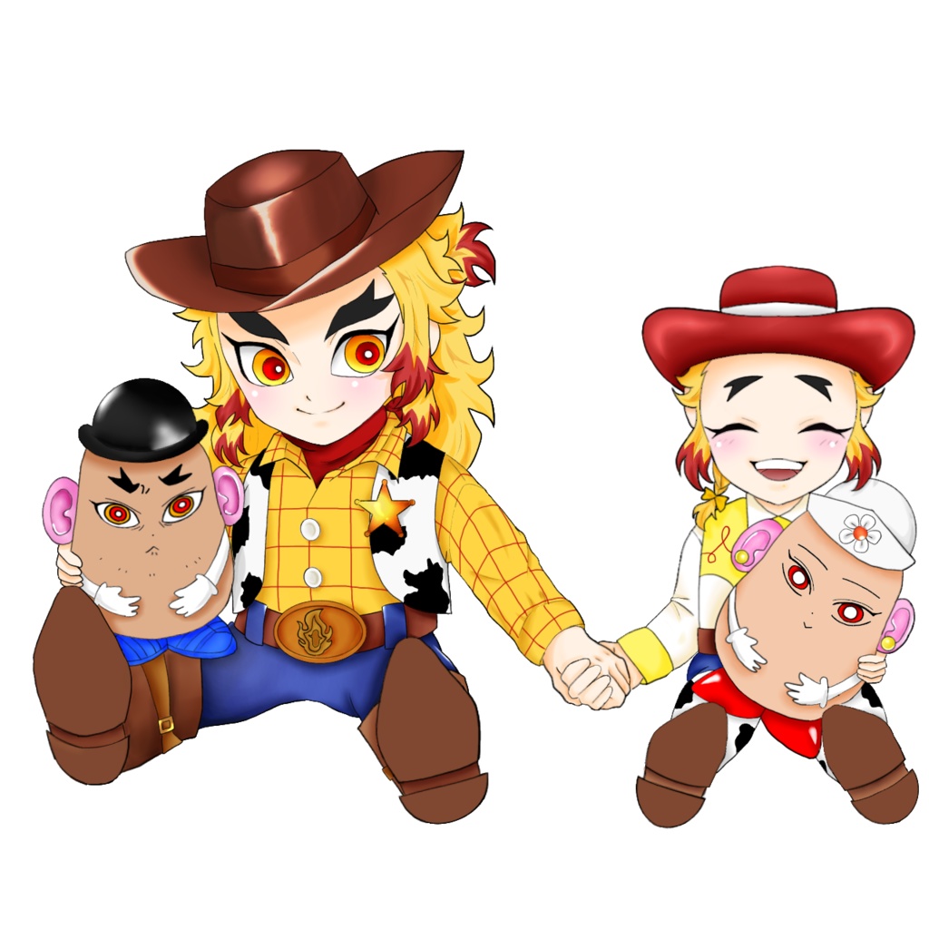 【鬼滅の刃】 煉獄ファミリーイメージ アクリルキーホルダー