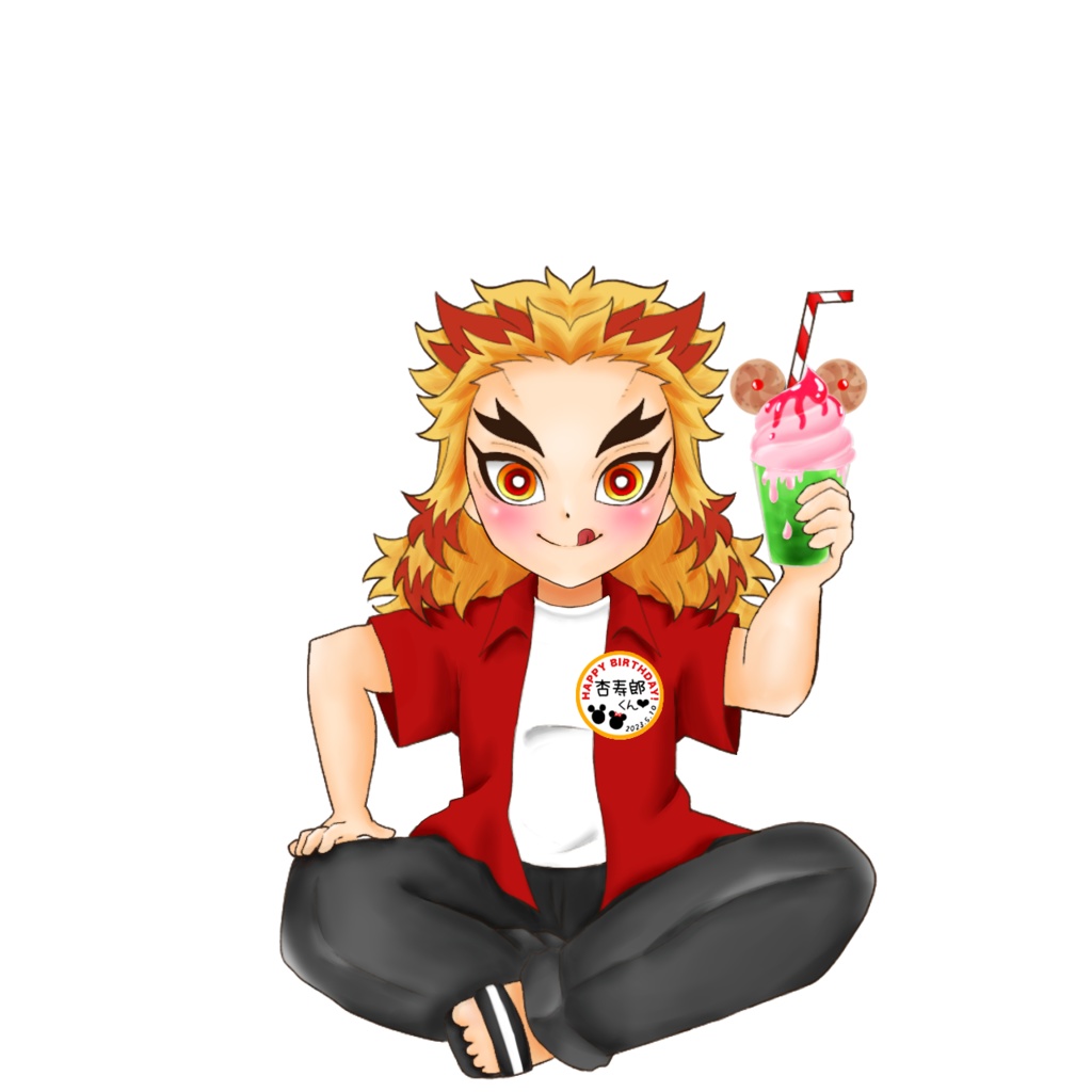 【鬼滅の刃】煉獄杏寿郎イメージ お誕生日2023ver.