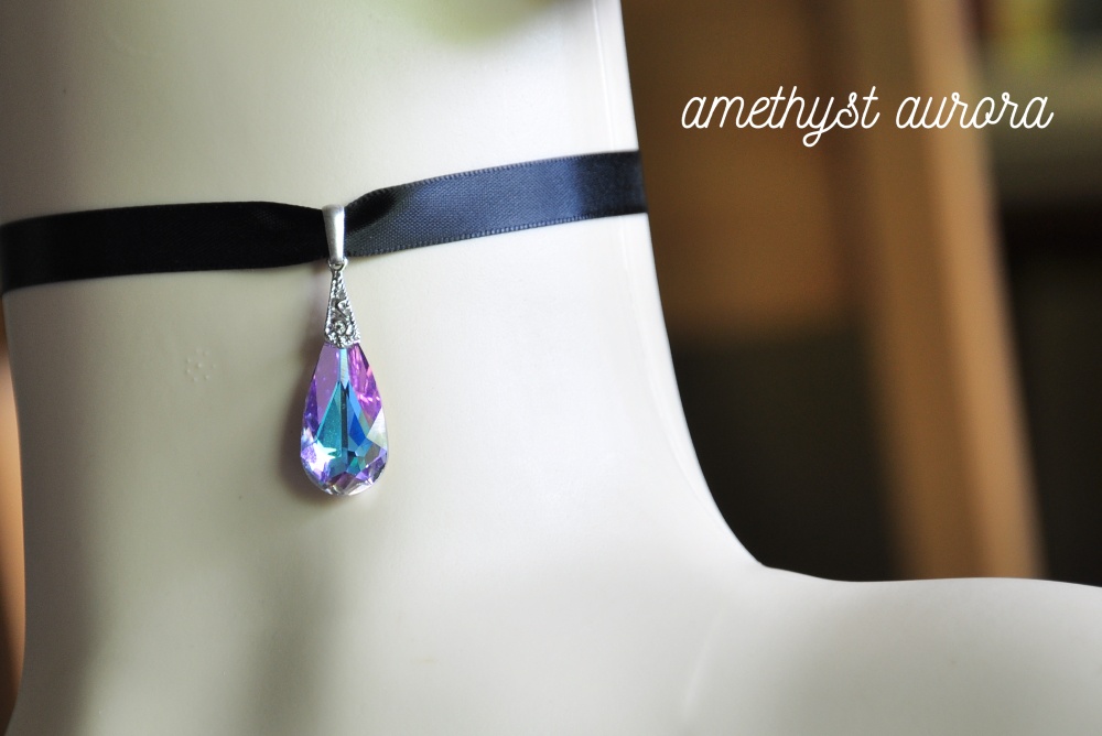 サマーフラワー&クリスタルチョーカー