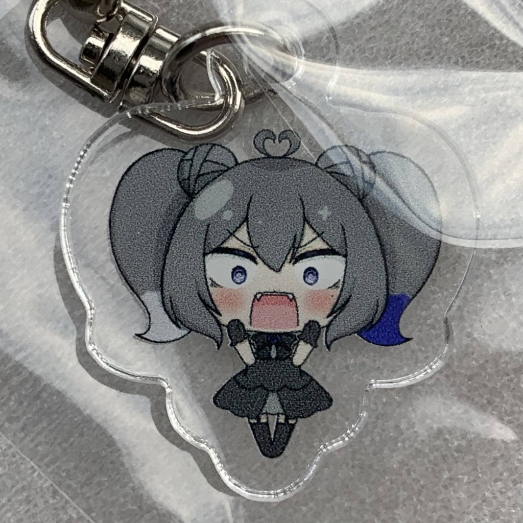 灰音にゃい毎日連れてって〜ド叫びミニアクリルキーホルダー