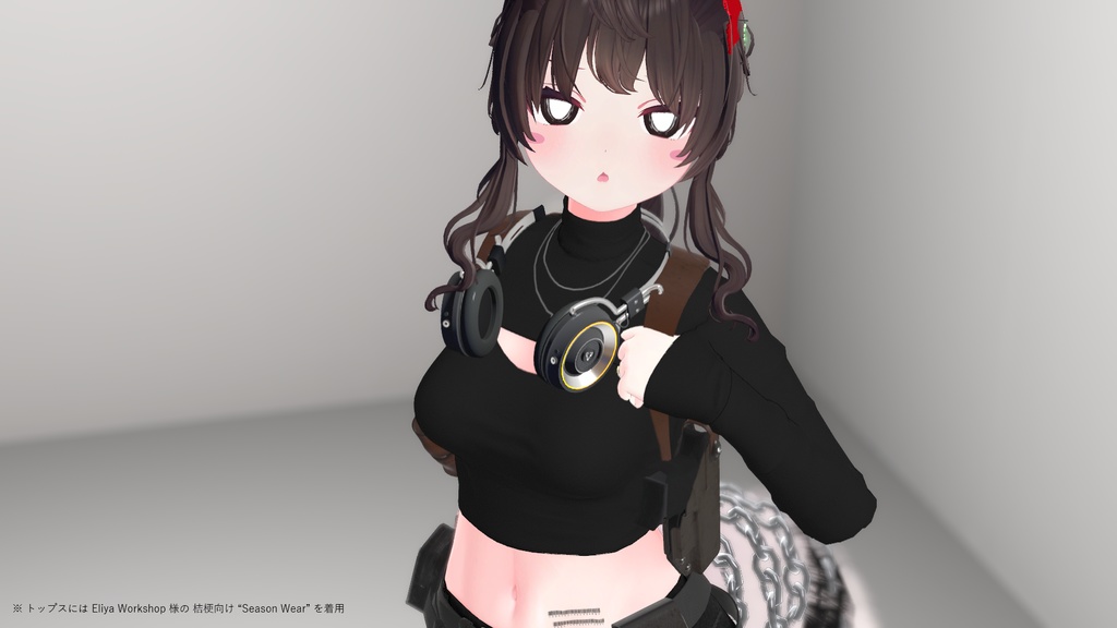【VRChat向け】ショルダーホルスター