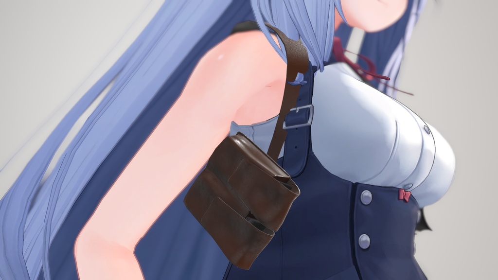 【VRChat向け】ショルダーホルスター