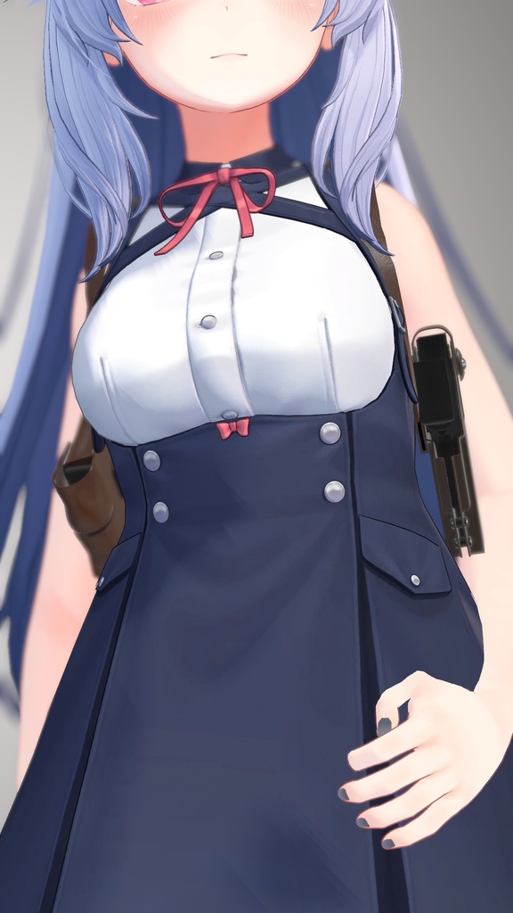 【VRChat向け】ショルダーホルスター