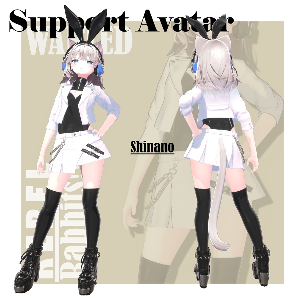 【VRC衣装】REBEL Rabbits!!